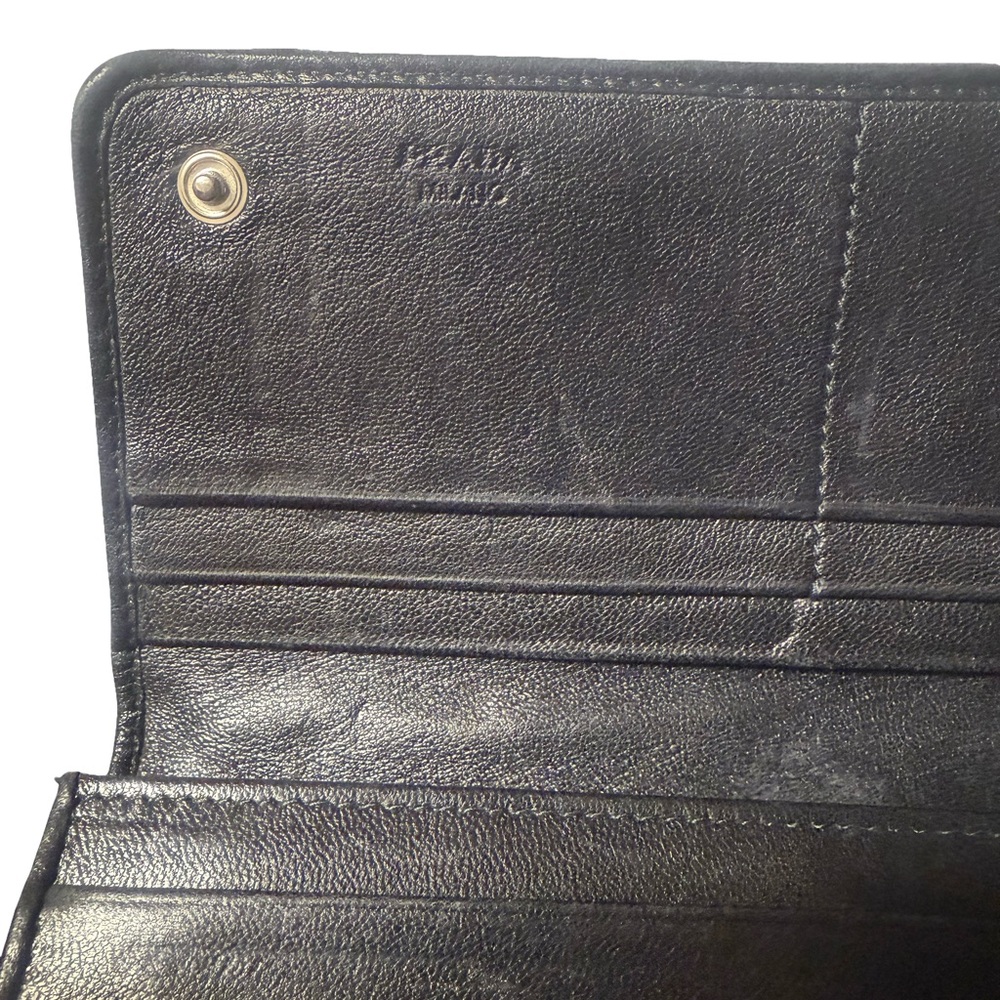 Customized Prada Olive and Brown Camouflage Clutch/Wallet - Picture 4 of 10